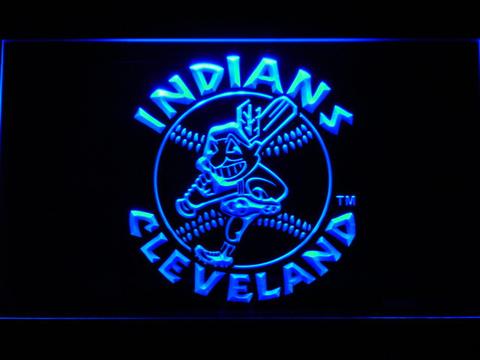 Cleveland Indians 1973-1978 Text LED Neon Sign